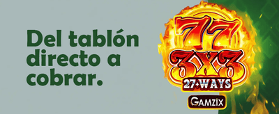 Bono de Bienvenida 100% promotion banner